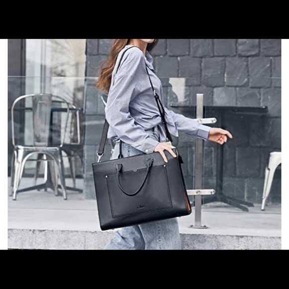 Cluci briefcase leather for woman - Picture 2 of 8